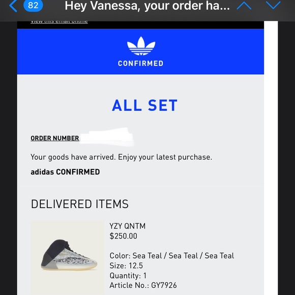 Yeezy QNTM “Sea Teal” - Picture 7 of 7